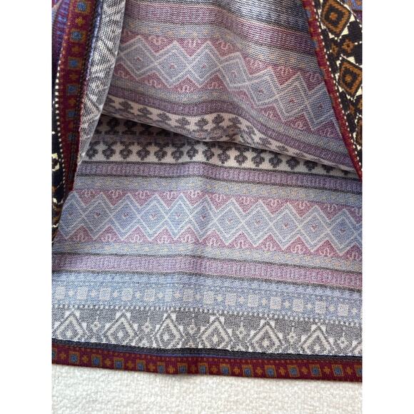 Double D Ranch Women’s Medium Brown Pull-On Skirt Boho Western Ranch Style Mini - Picture 7 of 8